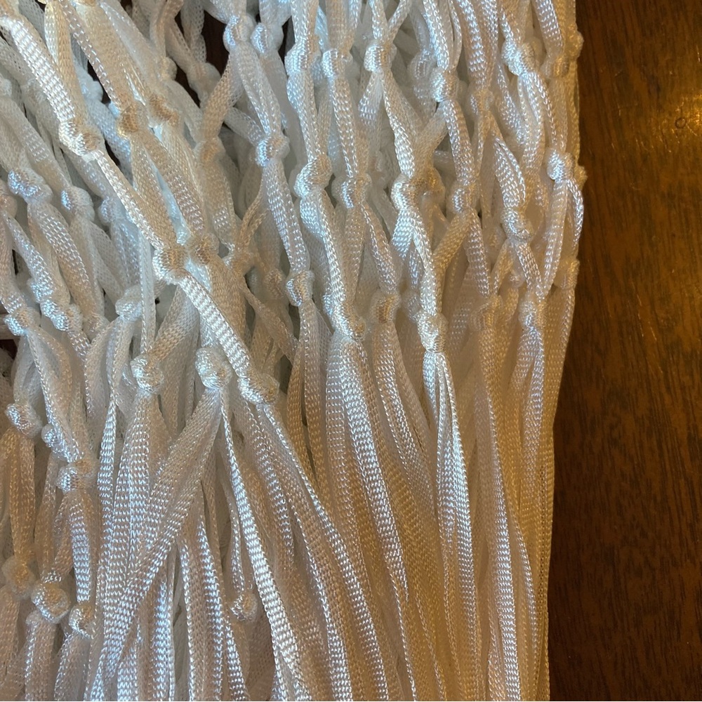 ZARA White Linen Macrame Eonen Backless Halter Top NWT - Picture 5 of 16